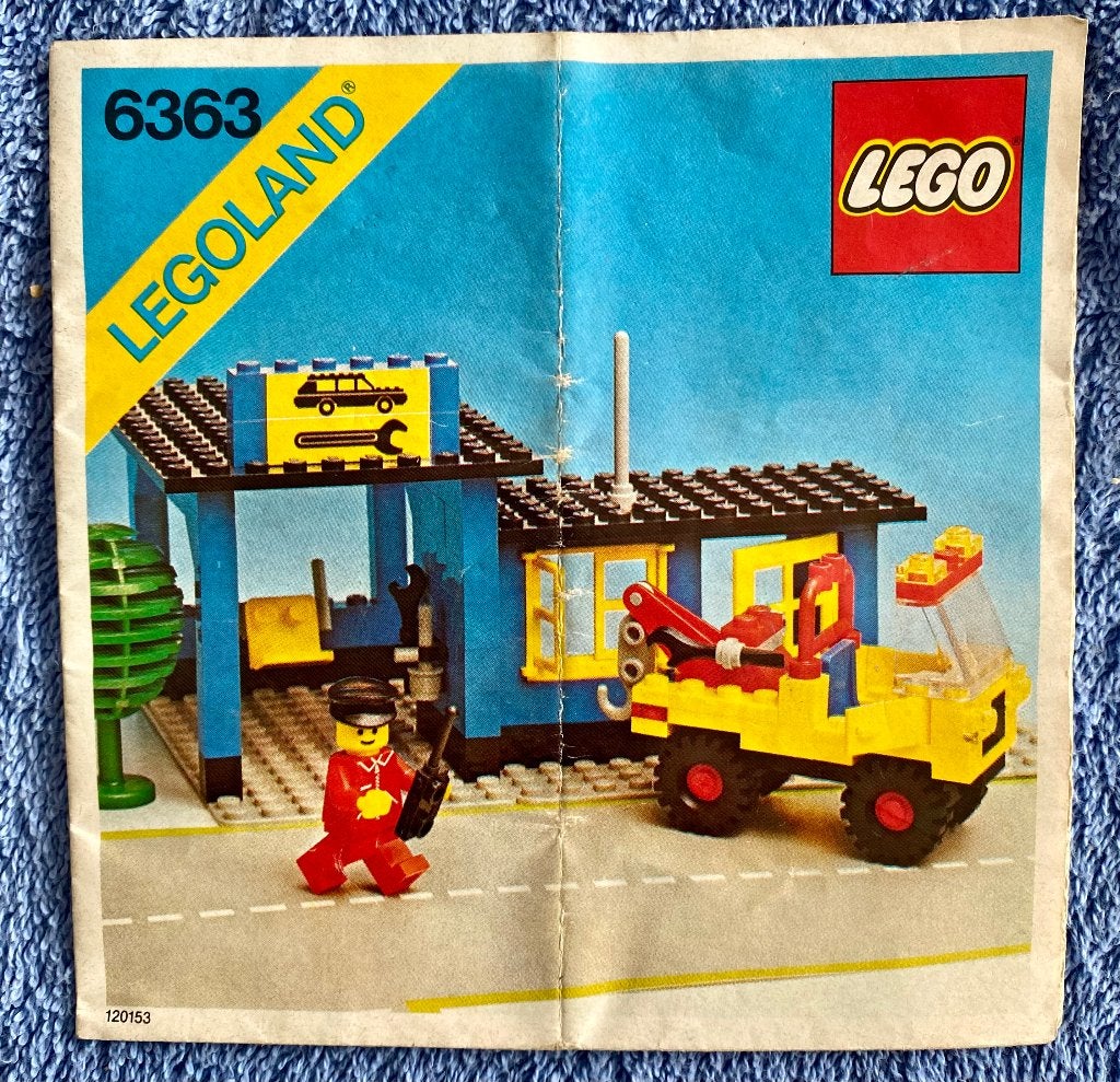 LEGO Classic Town 6363 Auto Service Station (compleet) A, Kinderen en Baby's, Speelgoed | Duplo en Lego, Compleet, Gebruikt, Overige thema's