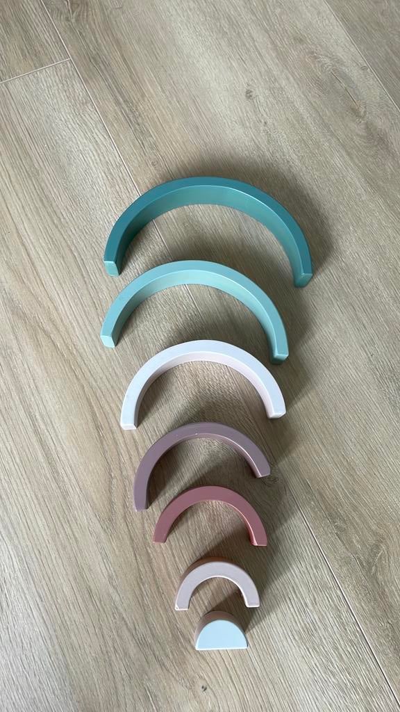 Houten regenboog - speelgoed, Ophalen, Gebruikt