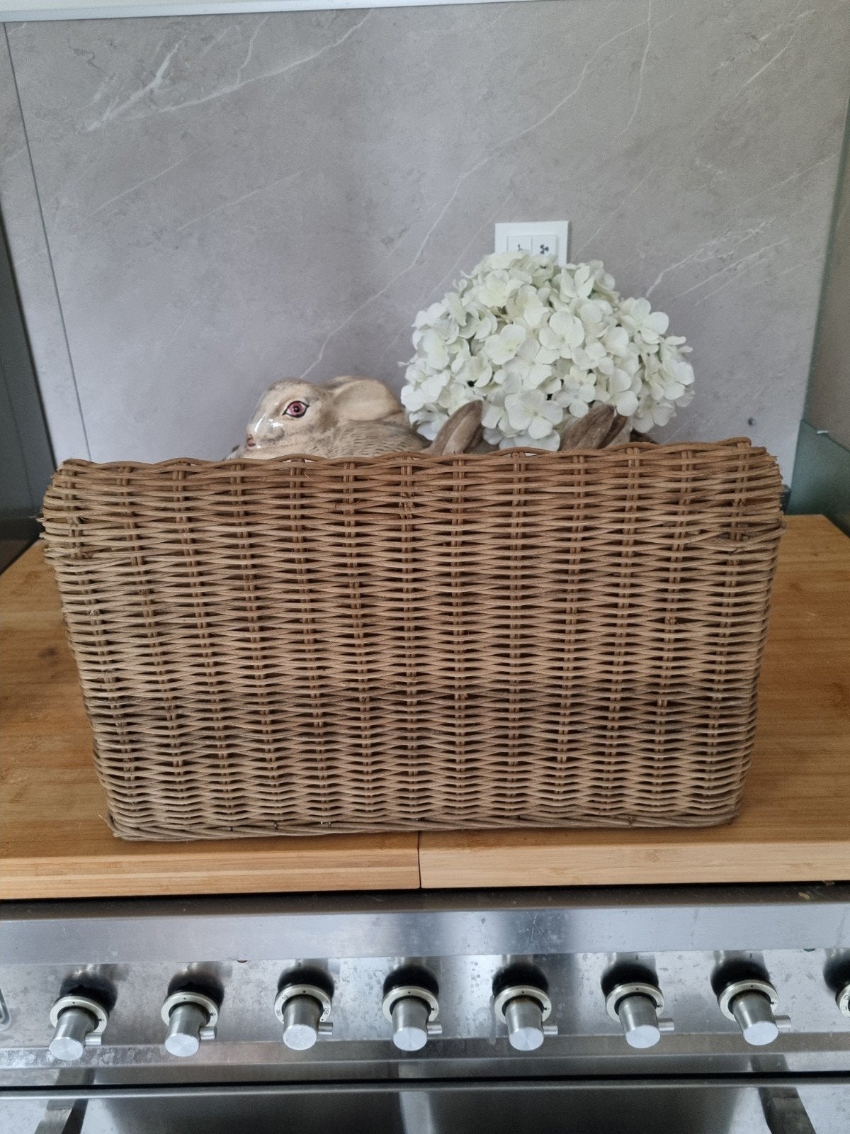 Riviera maison cutlery bestekbak rustic rattank, Huis en Inrichting, Ophalen of Verzenden