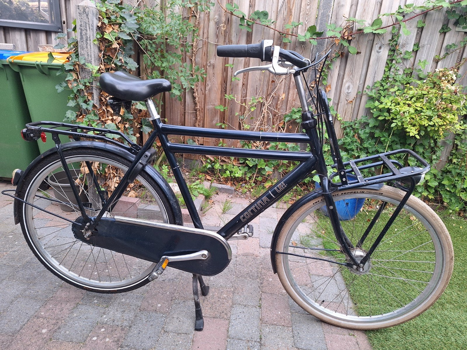 Fiets heren Cortina U4 bicycle gentleman, Gebruikt, Versnellingen, 57 tot 61 cm, Trommelrem