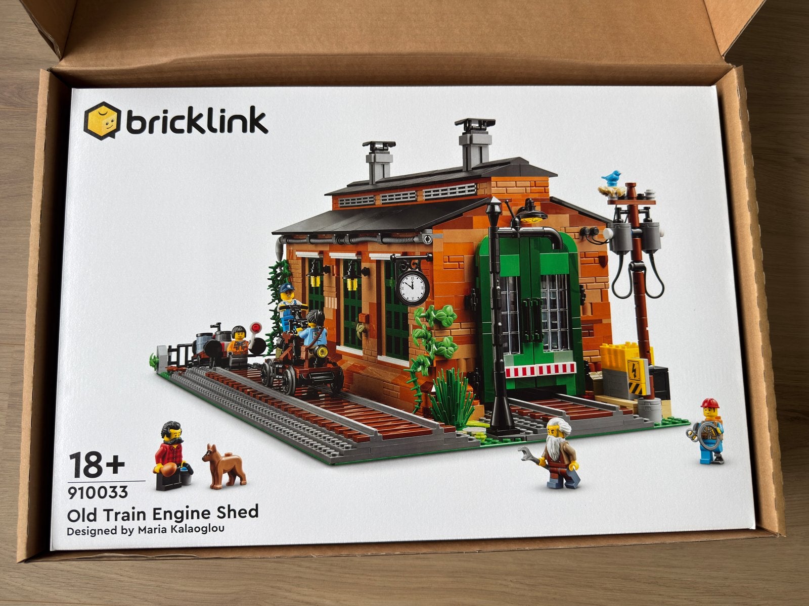 Lego 910033 Old Train Engine Shed - Bricklink Designer Progr, Ophalen, Nieuw, Overige merken
