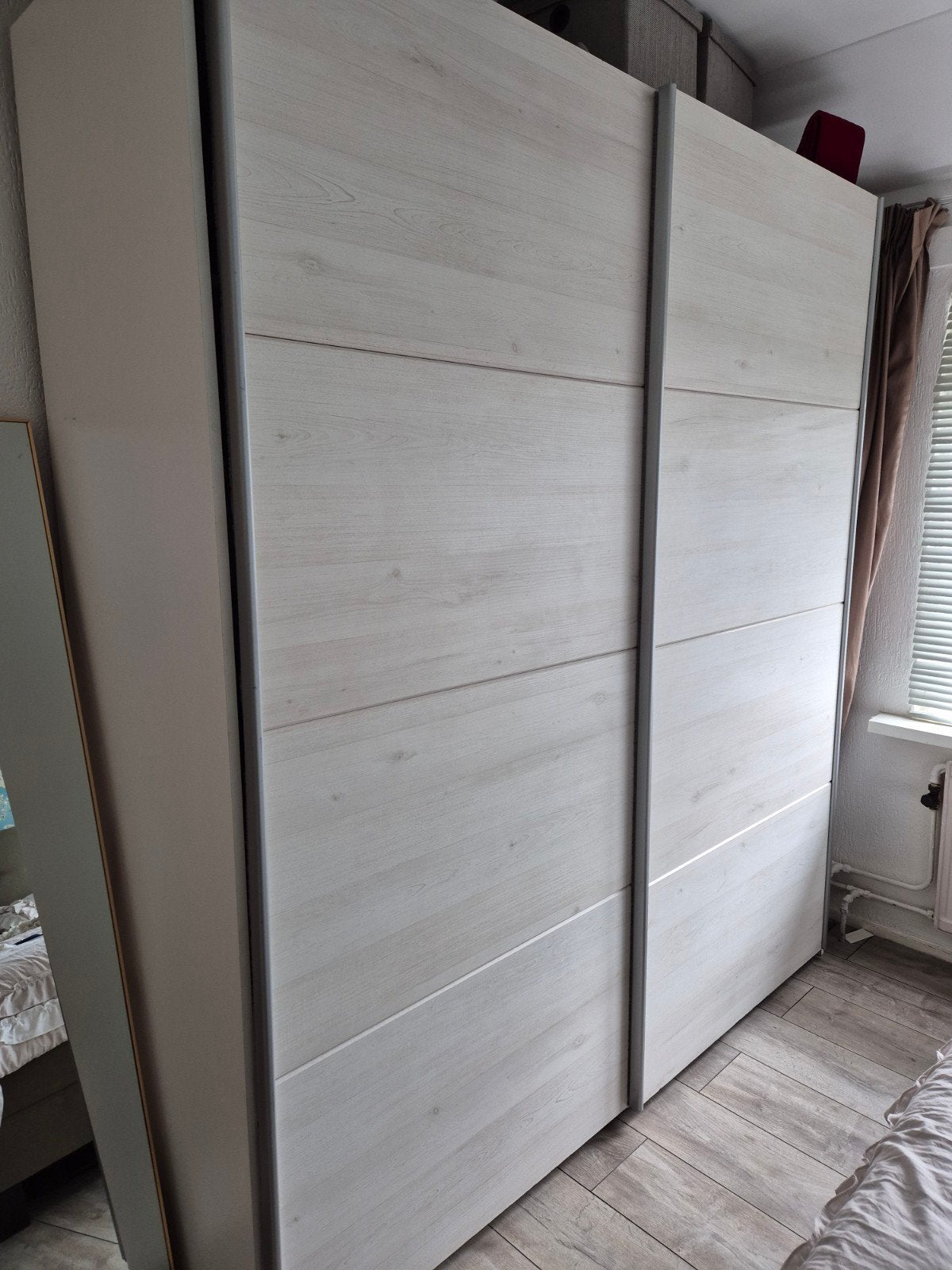 Kledingkast met schuifdeuren 203hx180b, Ophalen, Gebruikt