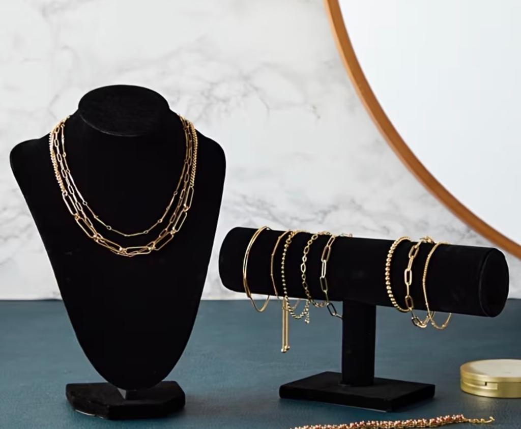 Nieuwe sieradenhouder set - ketting en armband display, Ophalen of Verzenden, Nieuw