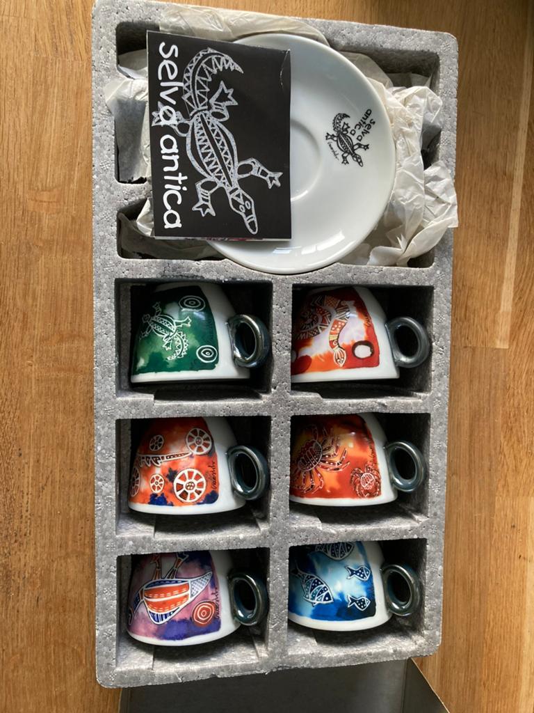 Selva Antica espressokopjes 6 stuks, Ophalen, Nieuw, Overige stijlen, Kop(pen) en/of Schotel(s)