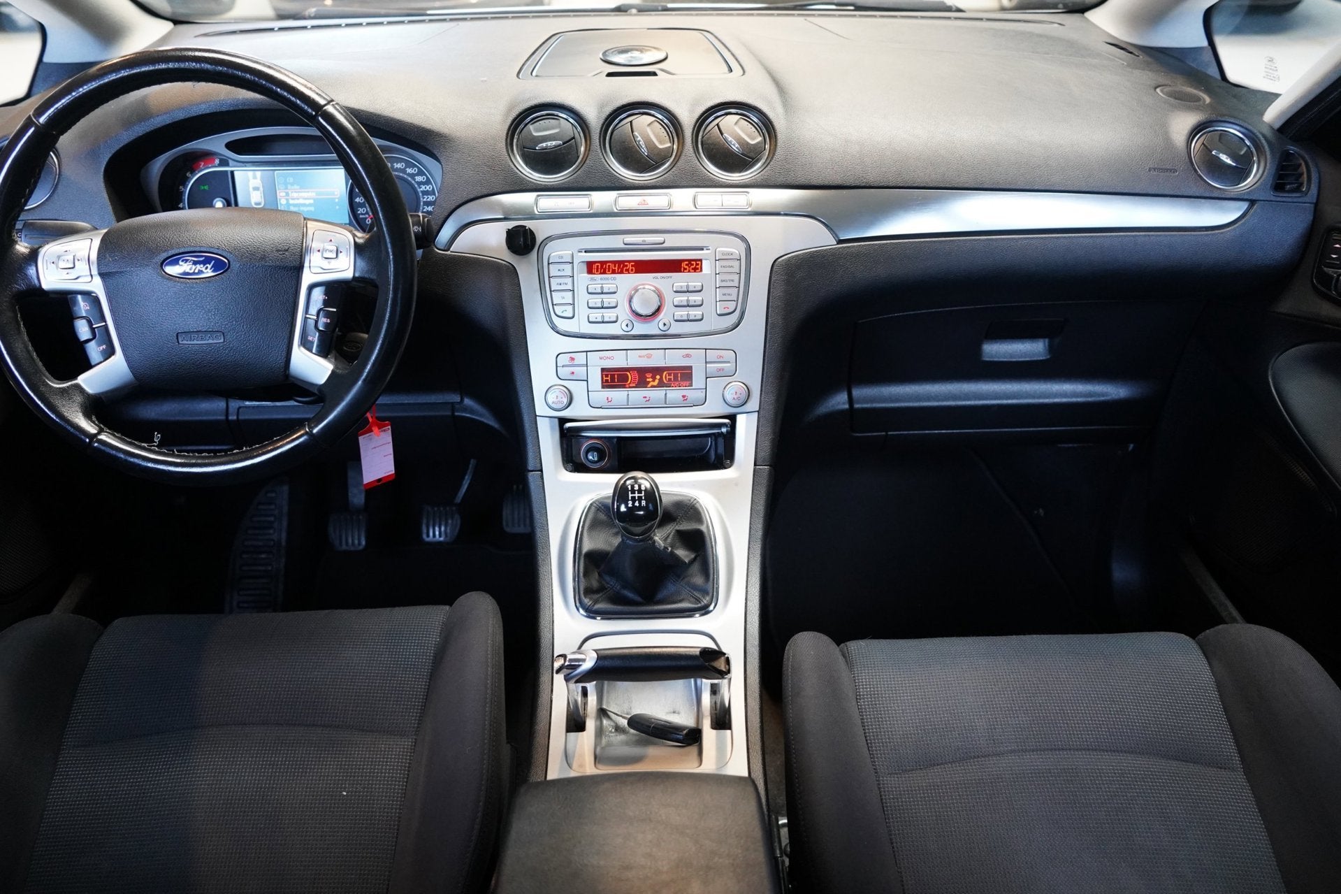Ford S-Max 2.0-16V 7p. | 7 PERS. | 1E EIG | AIRCO | CRUISE |, Auto's, Voorwielaandrijving, Stof, Gebruikt, 1505 kg