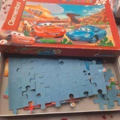 Puzzel cars 104, Verzenden, Meer dan 50 stukjes, Gebruikt, 6 jaar of ouder