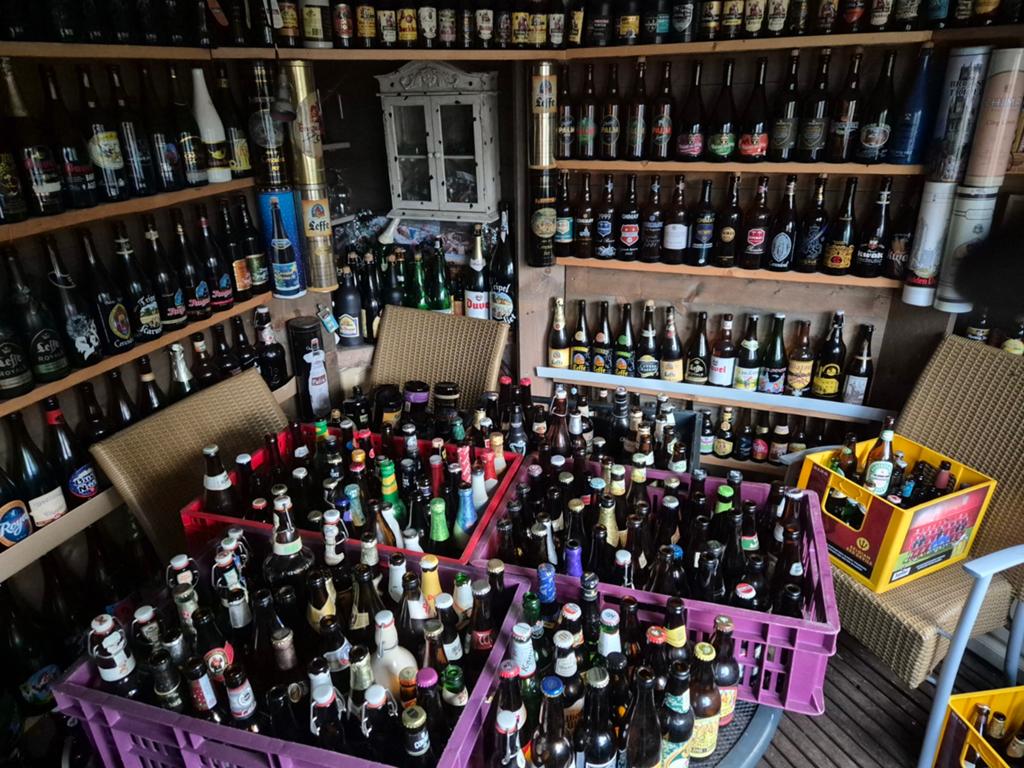 Oude fles bier proeven of verjaardag cadeau op geboorte jaar, Verzamelen, Ophalen of Verzenden, Zo goed als nieuw, Hertog Jan