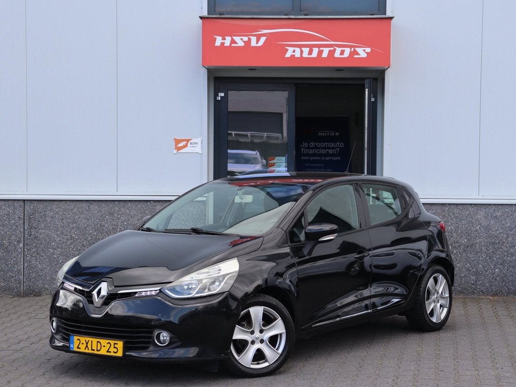 Renault Clio 0.9 TCe Expression navi LM airco org NL, Auto's, Renault, Voorwielaandrijving, Start-stop-systeem, 540 kg, Zwart