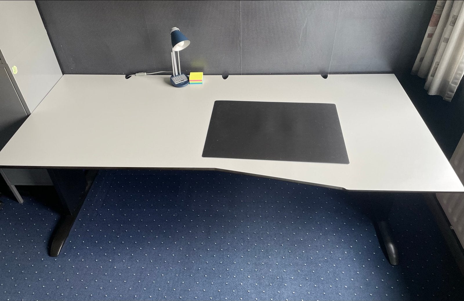 Ruime computer tafel - 200x90 cm, 75 cm hoog, Ophalen, Gebruikt, Wit, Computerbureau