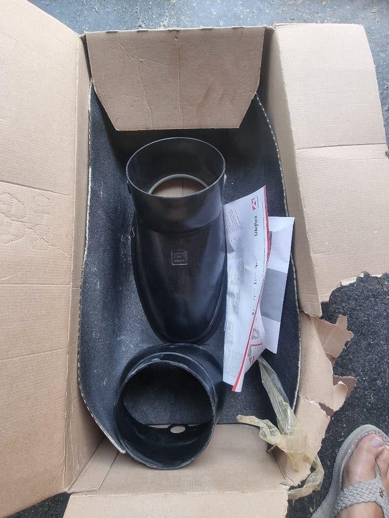 ubbink ubiflex dakdoorvoerpan, Doe-het-zelf en Verbouw, Dakpannen en Dakbedekking, Ophalen, Kunststof, Zwart, Overige typen