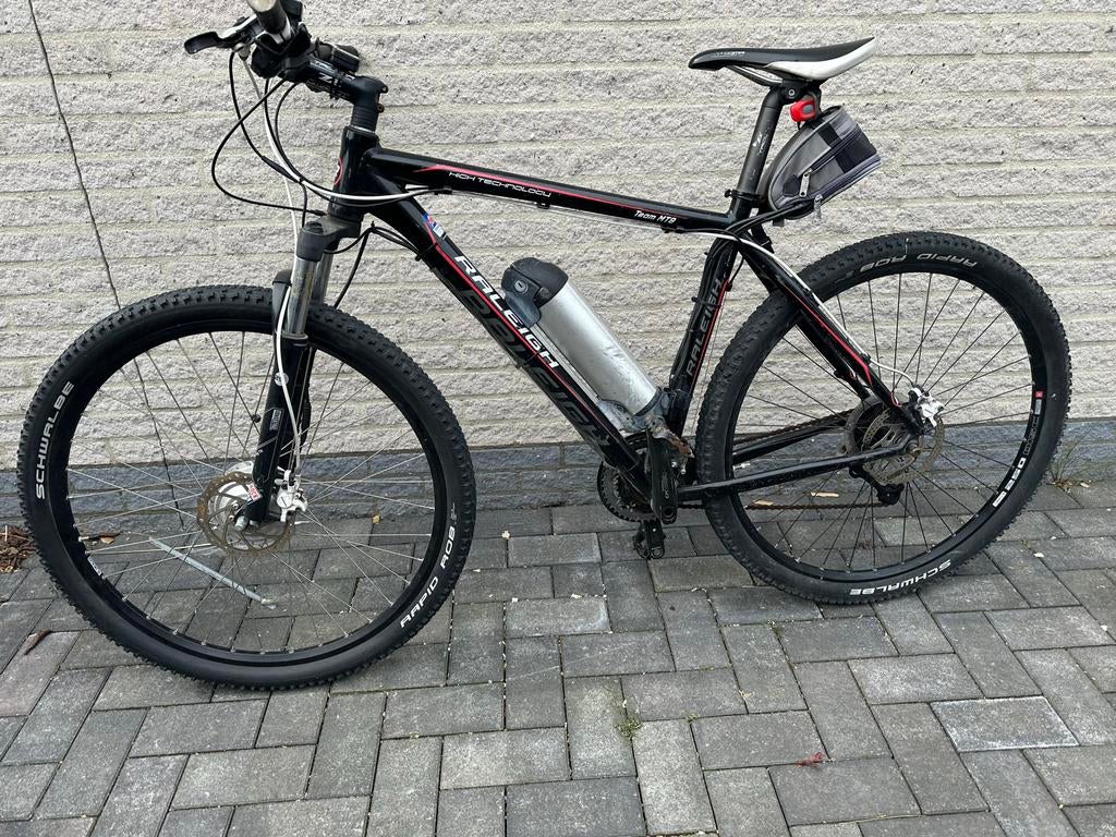 Raleigh Mountainbike 29'er omgebouwd tot elektrisch, Fietsen en Brommers, Elektrische fietsen, Ophalen of Verzenden, Gebruikt