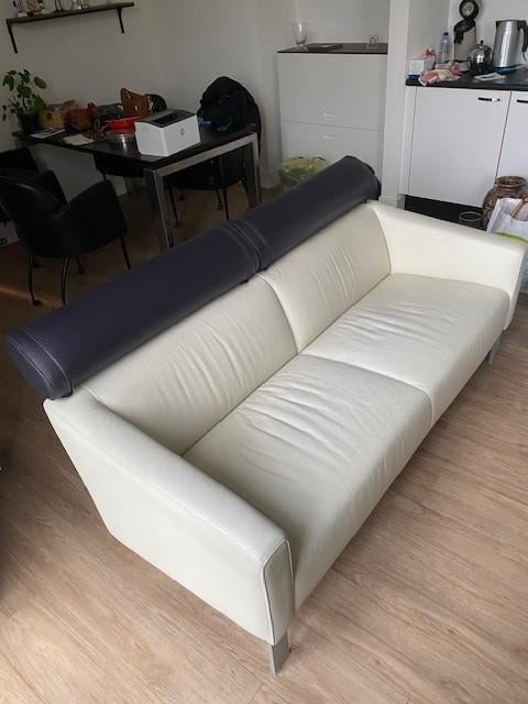 LEOLUX bank en fauteuil plus design tafel, stoelen en kasten, Ophalen, Gebruikt, LEOLUX, Zwart