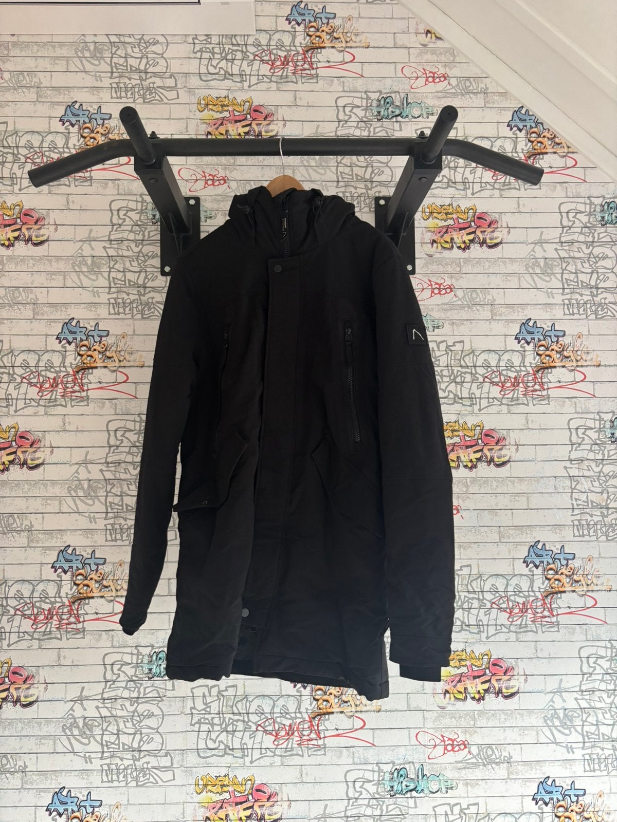 Chasin winterjas (M), Ophalen of Verzenden, Gedragen, Maat 48/50 (M), Zwart