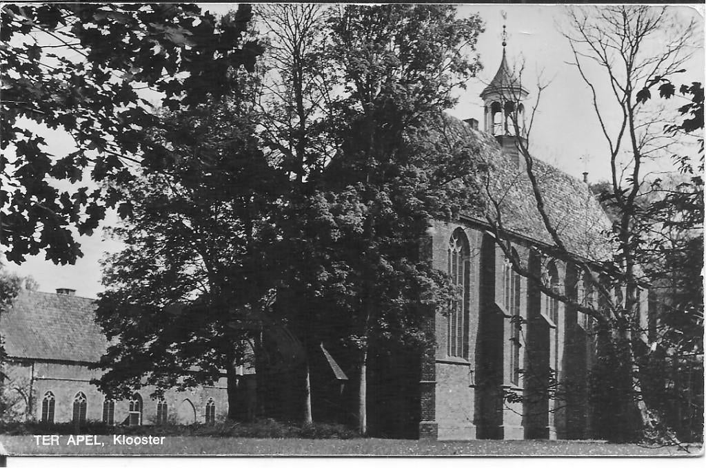 Ter Apel Klooster., Ophalen of Verzenden, 1960 tot 1980, Gelopen, Groningen