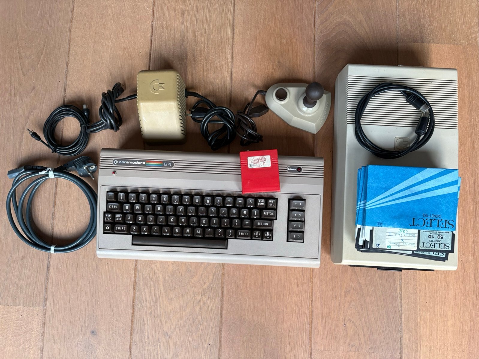 Complete C64 set met multi ROM en veilige voeding, Computers en Software, Vintage Computers, Ophalen of Verzenden
