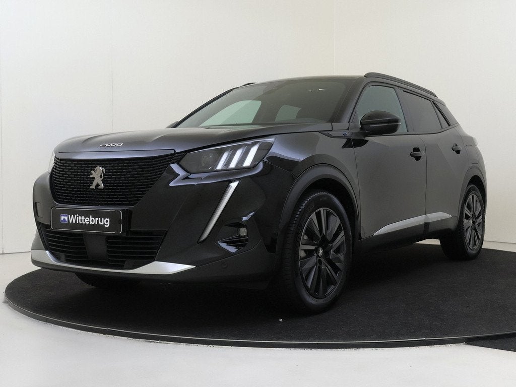 Peugeot e-2008 EV GT Pack 50 kWh OPEN DAK ! (bj 2022), Auto's, Peugeot, Automaat, 136 pk, Gebruikt, Parkeersensor