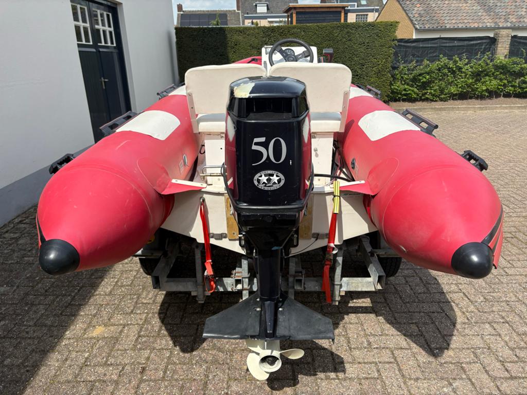Narwhal NK-400 D RIB met 50pk Tohatsu. Ook los te koop, Ophalen, Polyester/glasvezel, Gebruikt, Inclusief motor