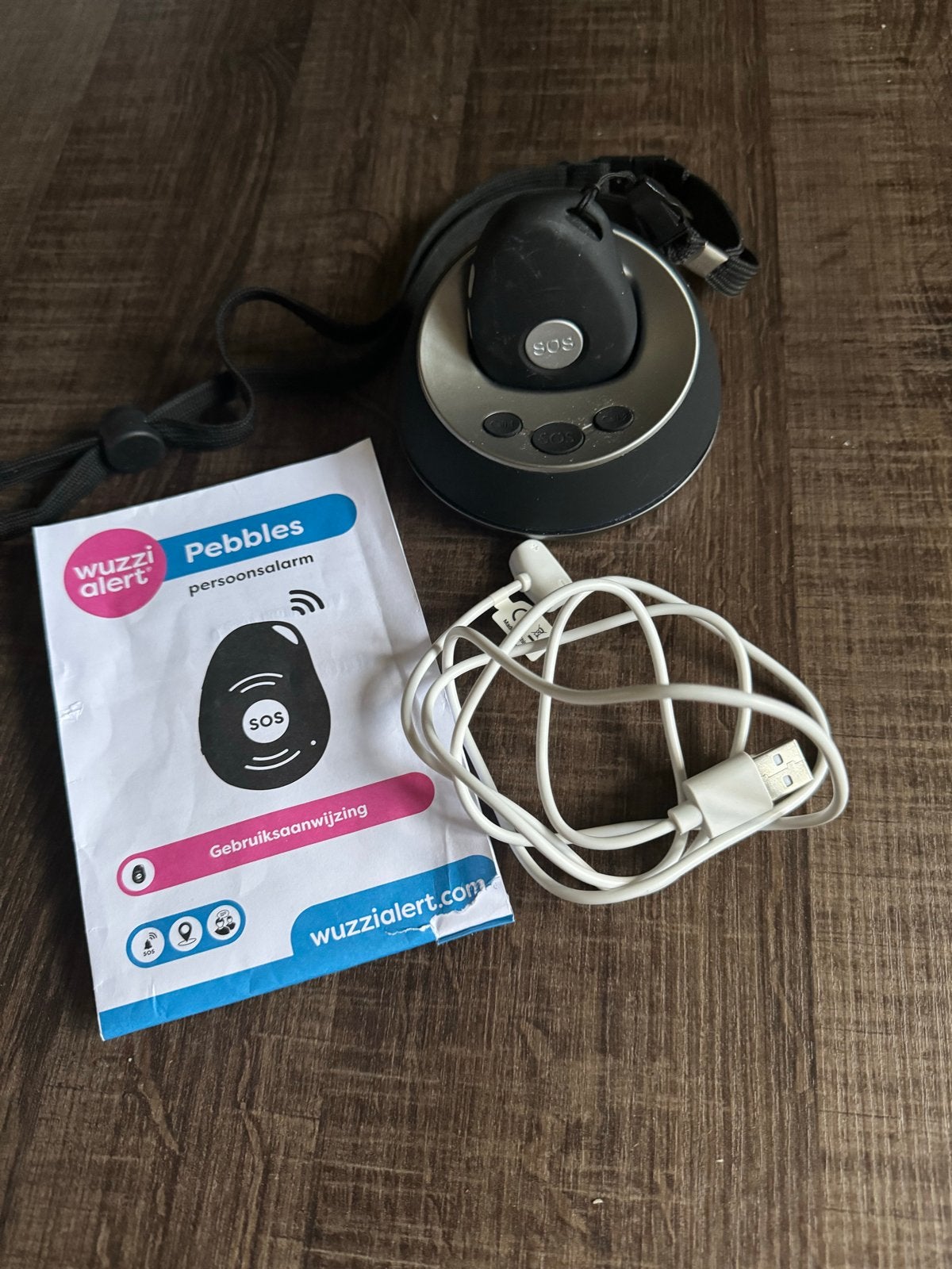 Wuzzi Alert Pebbles Persoonsalarm met GPS en SOS-knop, Doe-het-zelf en Verbouw, Detector, Sensor of Melder, Ophalen of Verzenden