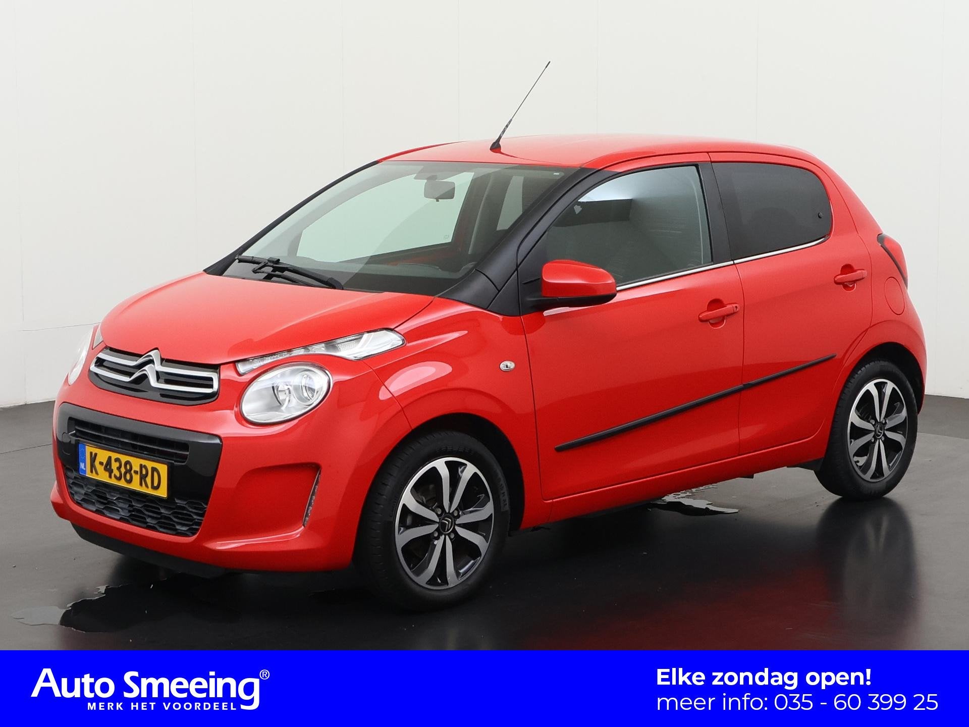 Citroen C1 1.0 VTi Shine | Camera | Apple/Android Carplay |, Voorwielaandrijving, 12 maanden, Stof, Gebruikt