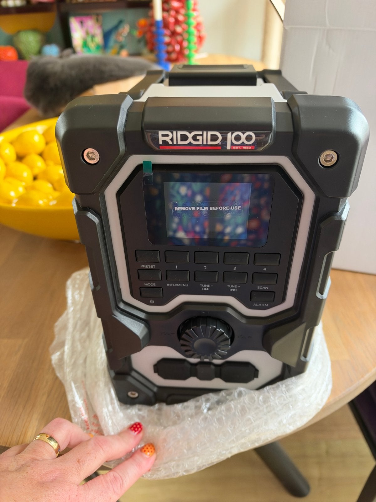 Robuuste RIDGID 100 Bouwradio - Nieuw, Audio, Tv en Foto, Ophalen of Verzenden, Nieuw, Bouwradio