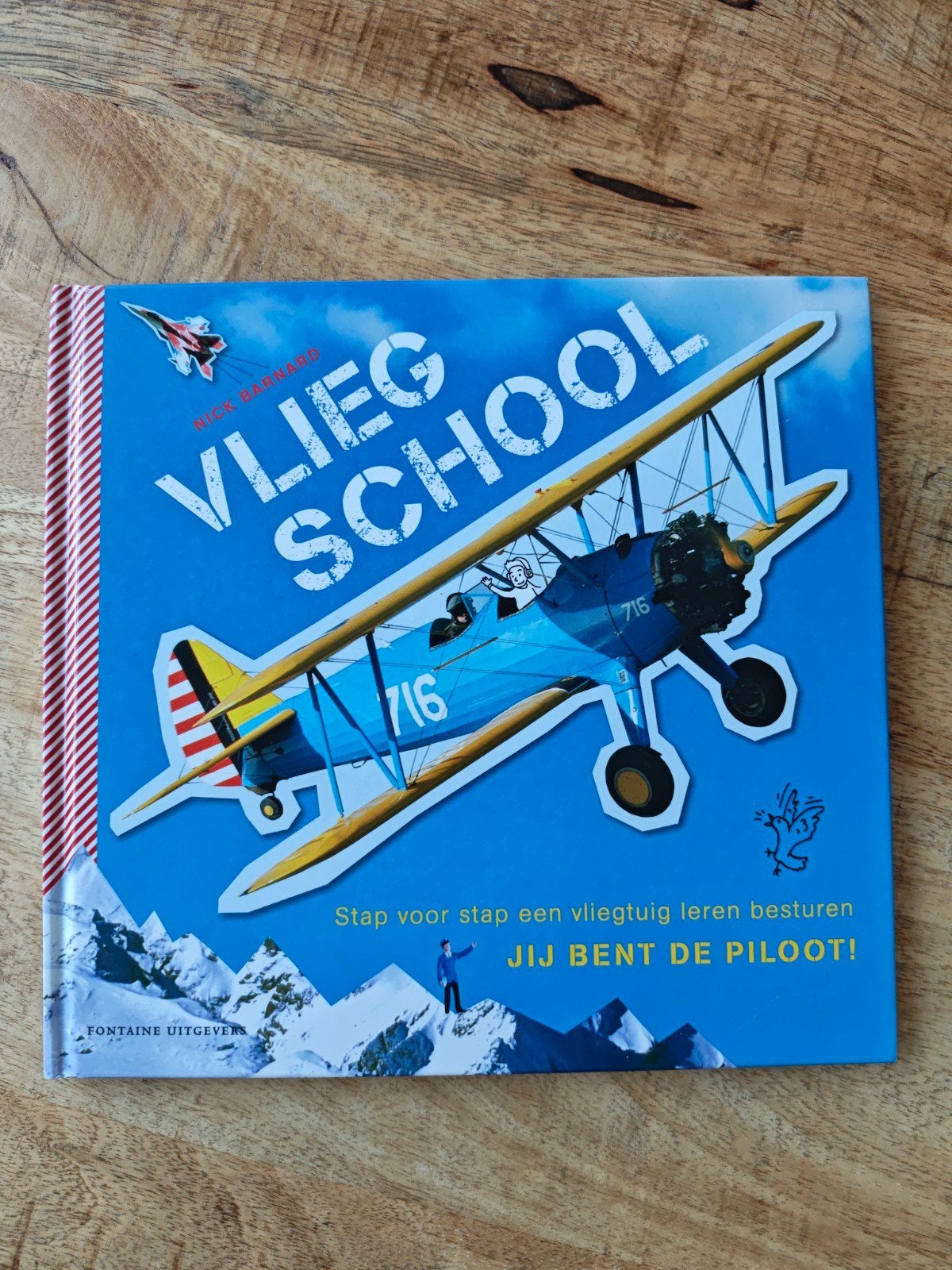 Vliegschool: Stap voor stap een vliegtuig leren besturen, Ophalen of Verzenden, Zo goed als nieuw, Nick Barnard, Non-fictie