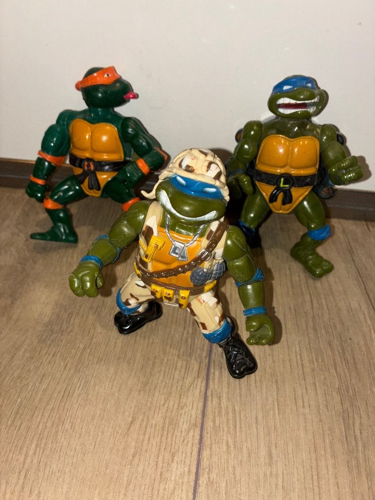 Ninja turtels poppetjes vintage, Verzamelen, Poppetjes en Figuurtjes, Ophalen of Verzenden, Zo goed als nieuw