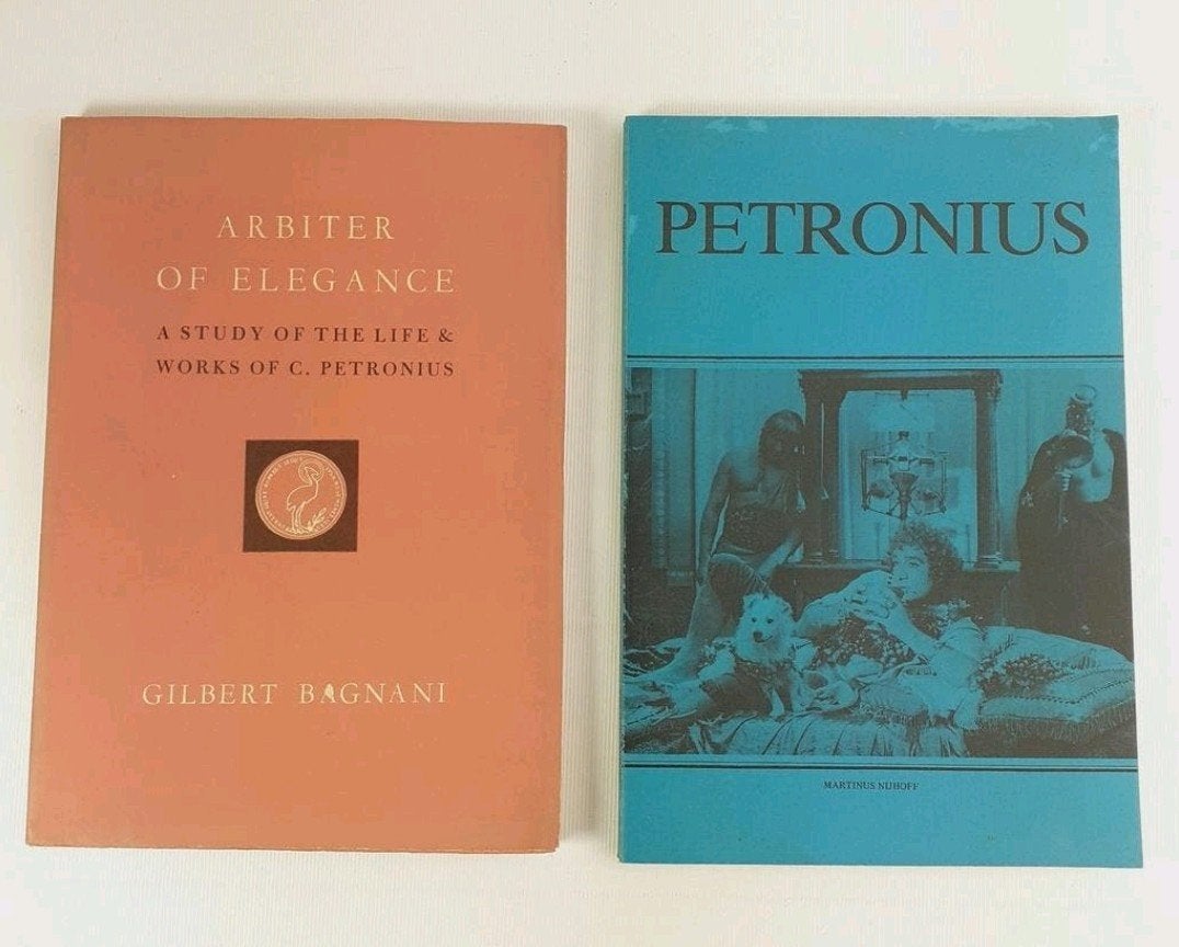 Arbiter of Elegance & Petronius - Klassieke studies, Gelezen, Gilbert Bagnani, Ophalen of Verzenden, Amerika