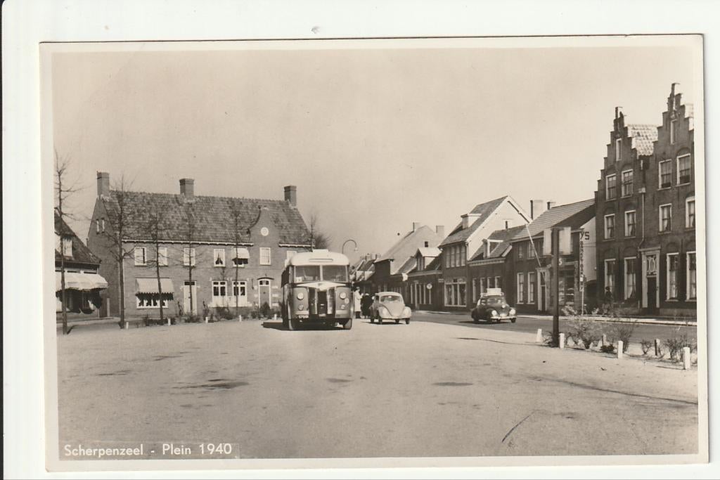 SCHERPENZEEL PLEIN 1940 VW KEVERS NBM CROSSLEY CROSSLEY BUS, Ophalen of Verzenden, 1940 tot 1960, Ongelopen, Utrecht