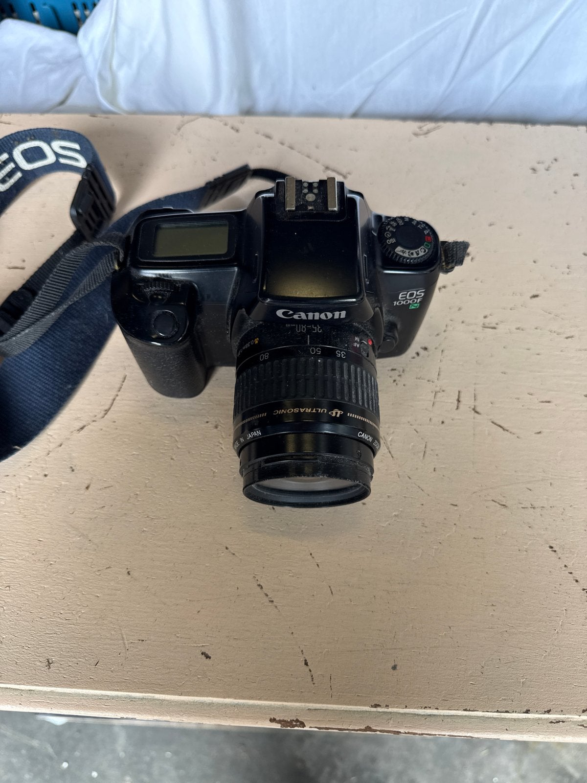 Canon EOS 1000F Spiegelreflexcamera met lens, Audio, Tv en Foto, Fotocamera's Analoog, Gebruikt, Spiegelreflex, Canon, Ophalen of Verzenden