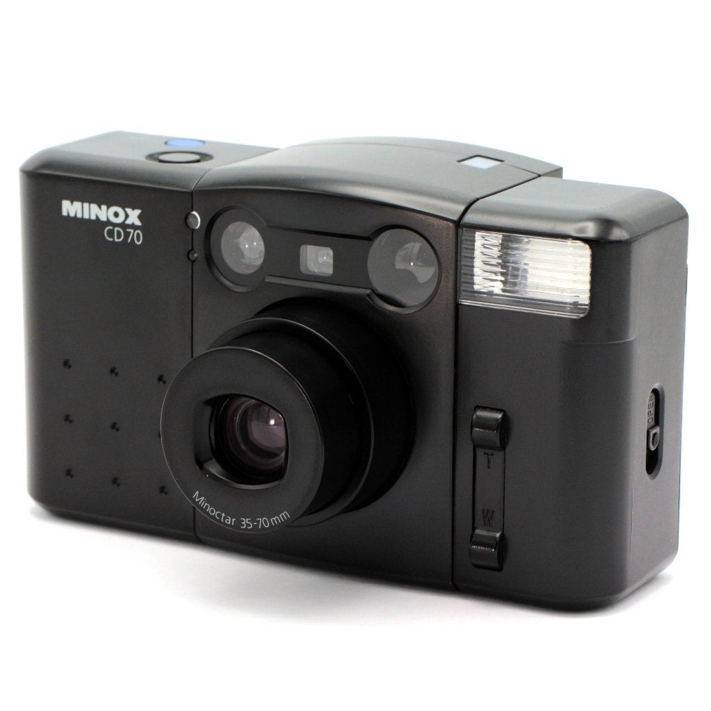 Minox CD-70 met Minoctar 35-70mm en Minox-hoesje, Ophalen of Verzenden, Gebruikt, Compact, Overige Merken