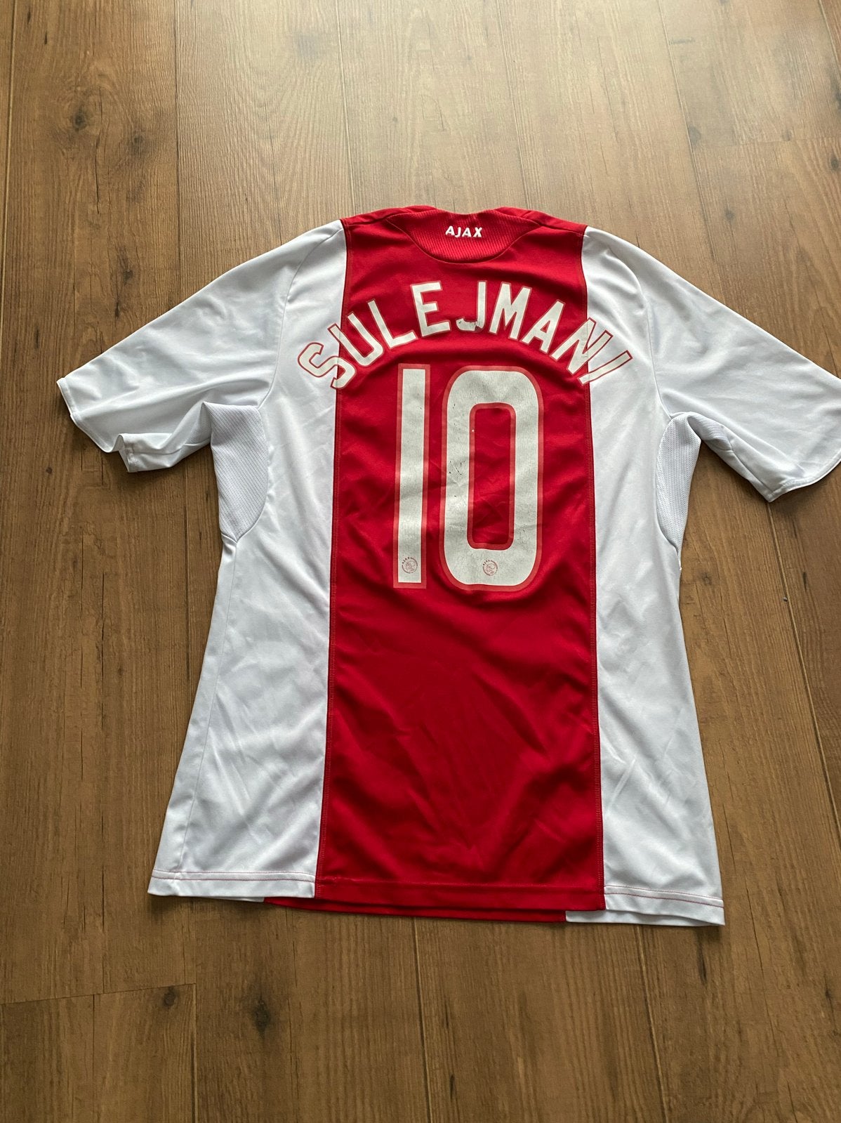 Ajax Thuisshirt 2008/2009 - Selejmani 10, Maat XS of kleiner, Ophalen of Verzenden, Gebruikt, Shirt