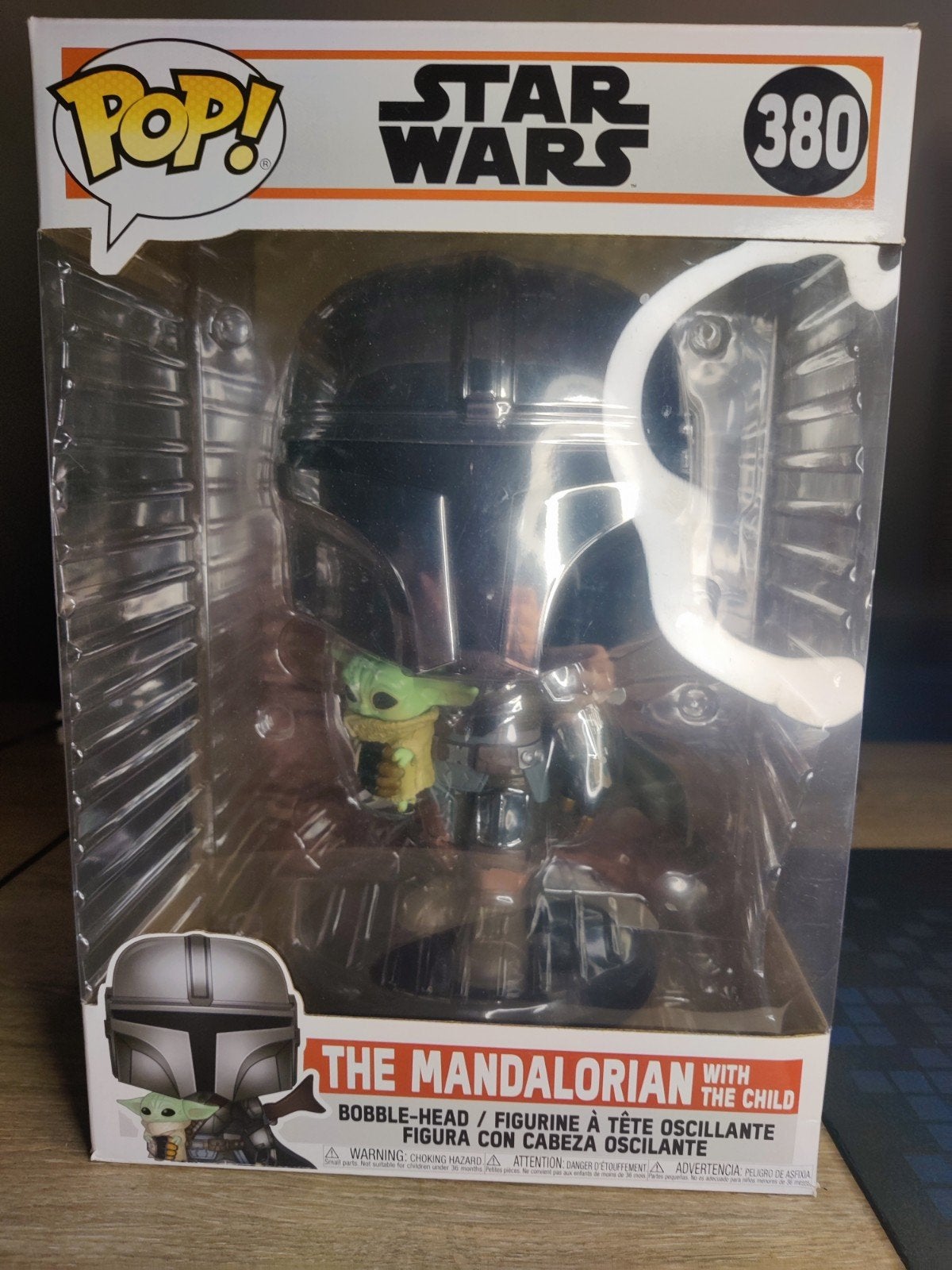 Funko Pop! The Mandalorian with The Child #380 Star Wars, Verzamelen, Ophalen of Verzenden, Gebruikt