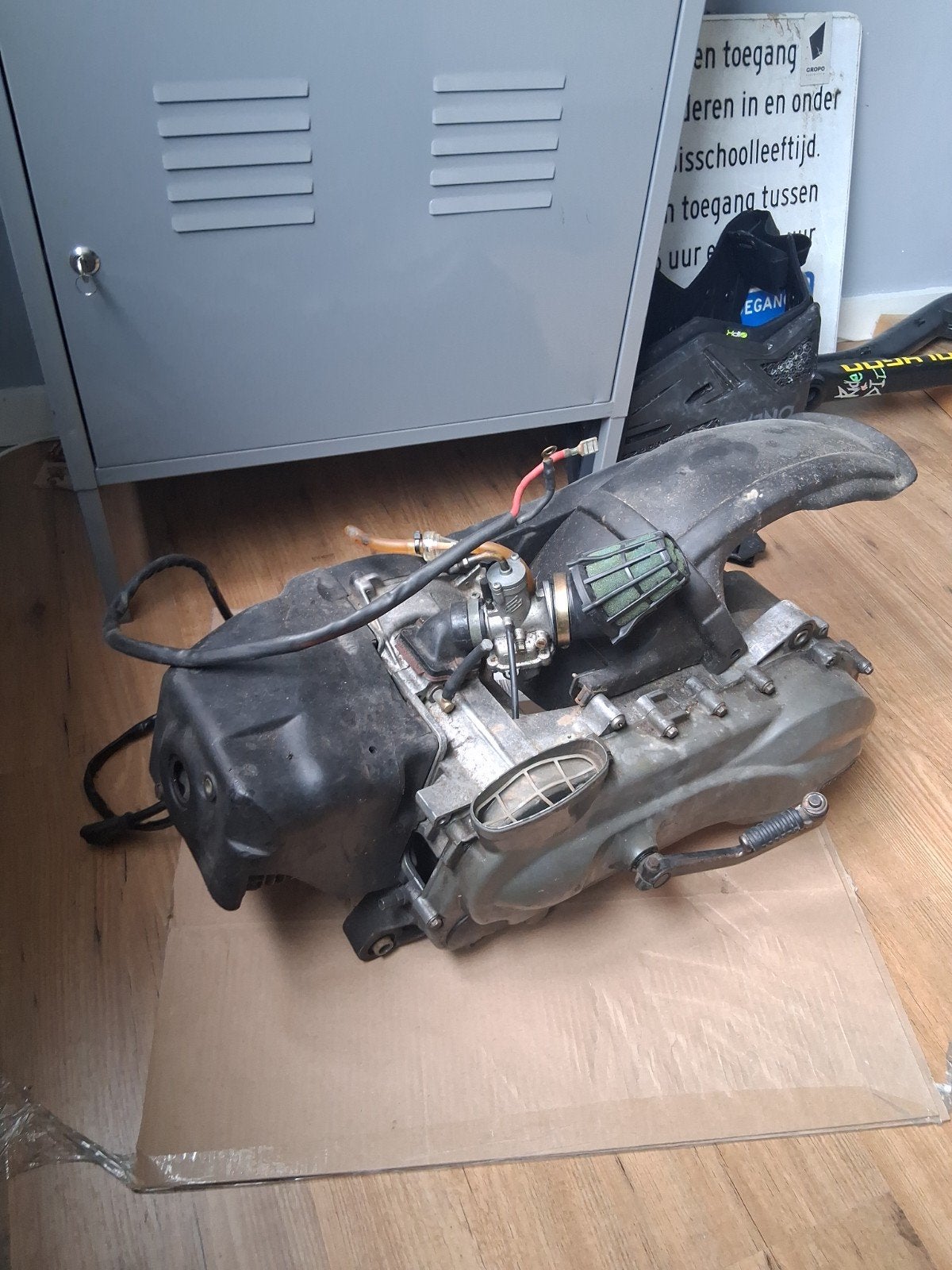 125cc skipper blok (PLUG AND PLAY), Ophalen, Zo goed als nieuw, Tweetakt, Zip