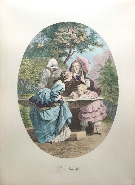 Franse illustraties / prenten, Ophalen of Verzenden, Zo goed als nieuw, Voor 1940, Prent