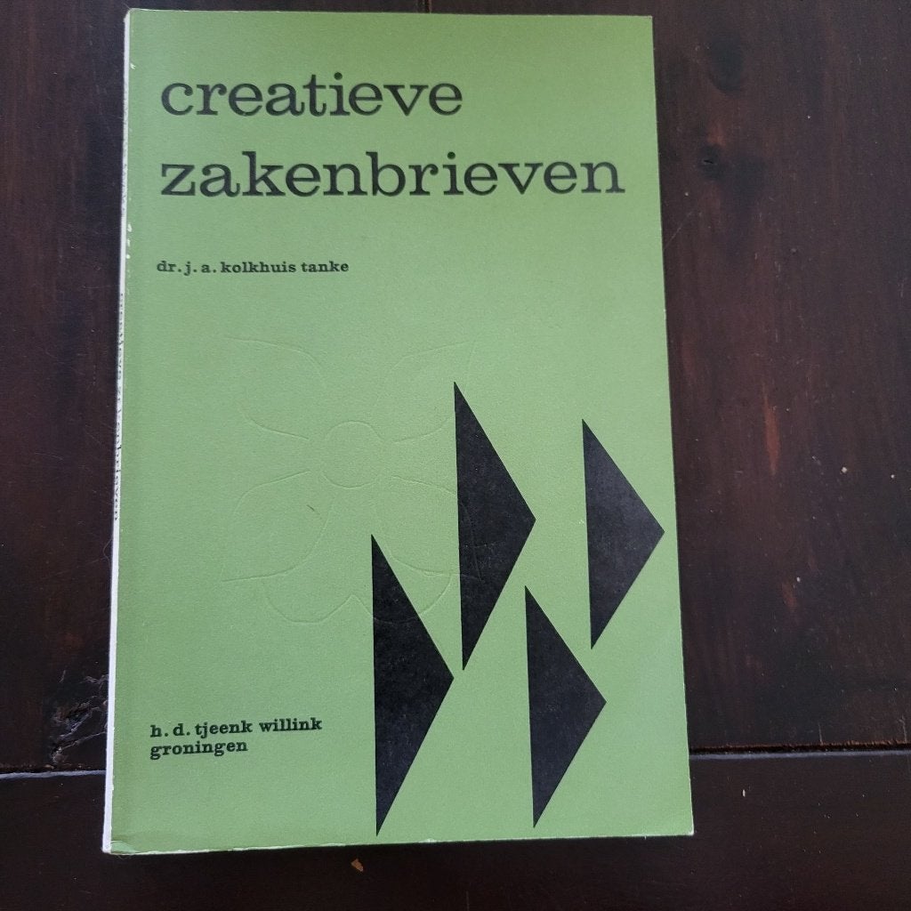 Creatieve zakenbrieven dr. J.A. Kolkhuis Tanke 1973, 3e druk, Boeken, Gelezen, Dr J.A. Kolkhuis Tanke, Niet van toepassing, Ophalen of Verzenden