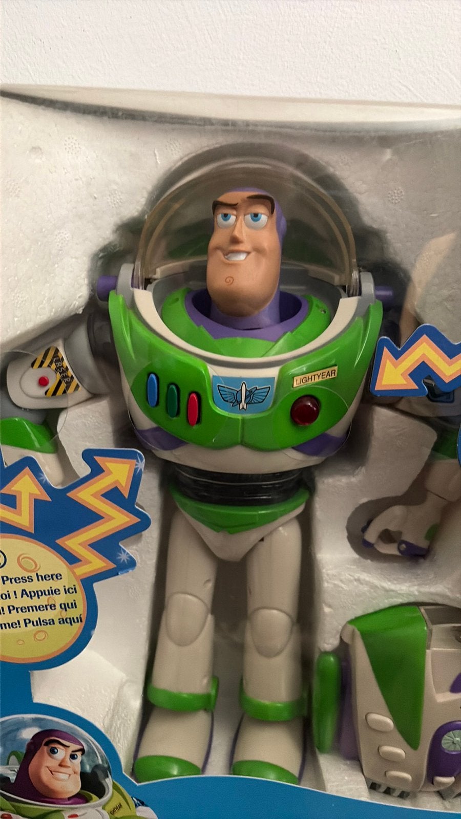 Toy Story Buzz Lightyear robot, Verzamelen, Disney, Ophalen of Verzenden, Overige figuren, Zo goed als nieuw, Beeldje of Figuurtje