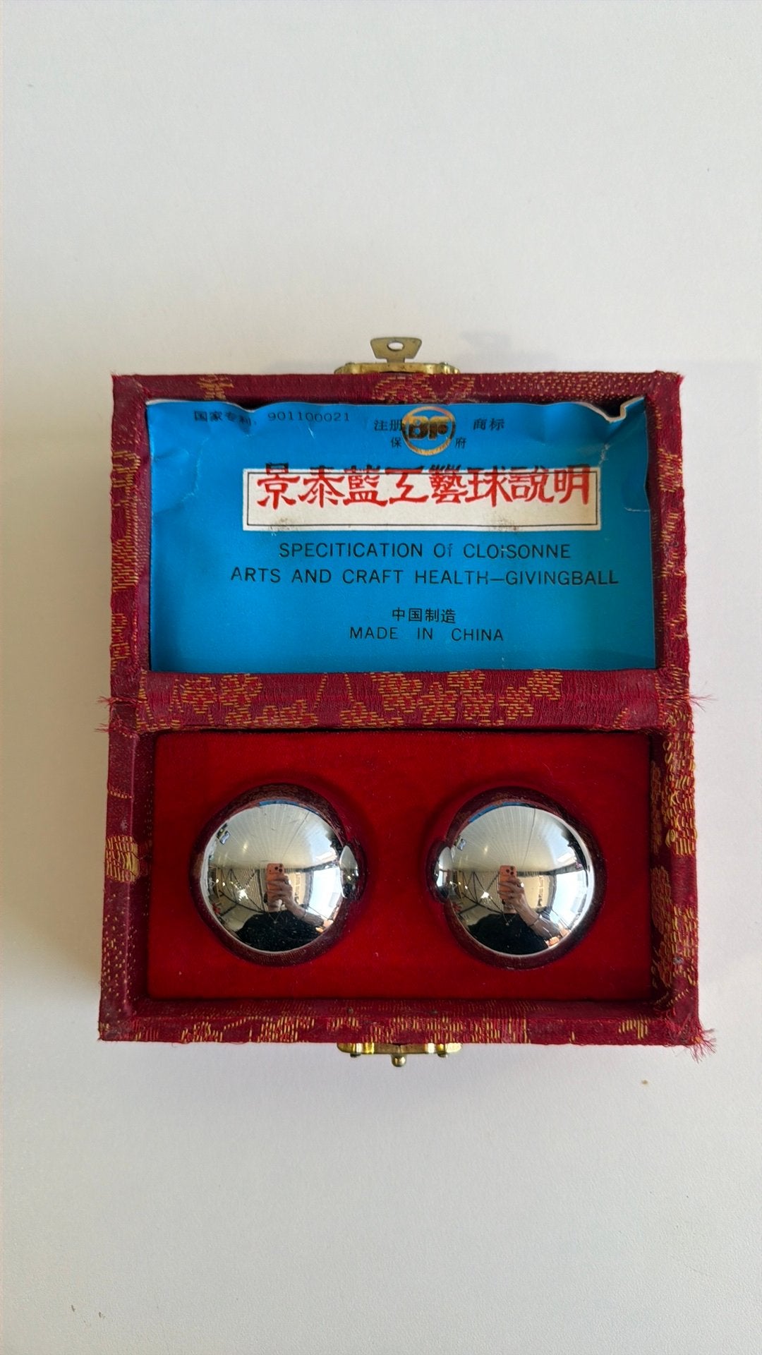 Vintage Chinese health-givingballs ca. 1980, Antiek en Kunst, Ophalen of Verzenden