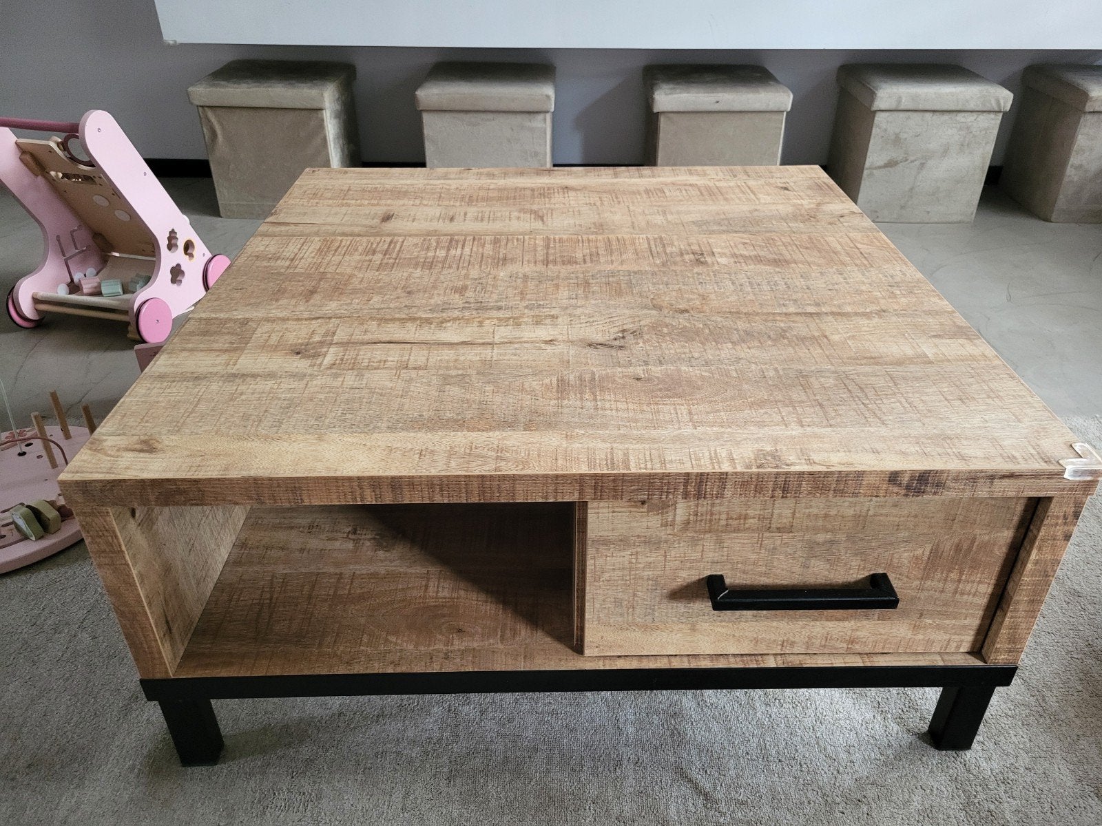 Salontafel, Ophalen, Rechthoekig, 100 tot 150 cm, 50 tot 100 cm