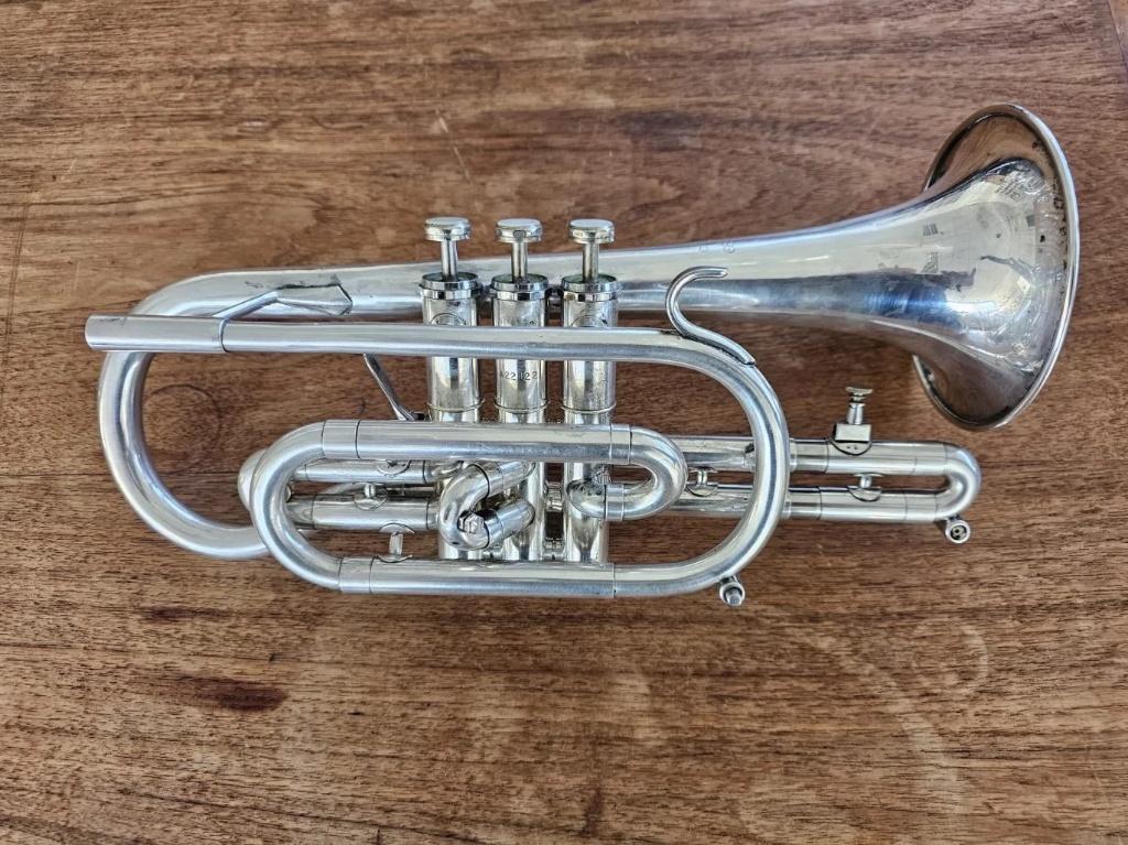Getzen Capri Silver Plated Bb Cornet 3, Ophalen, Gebruikt, Overige typen
