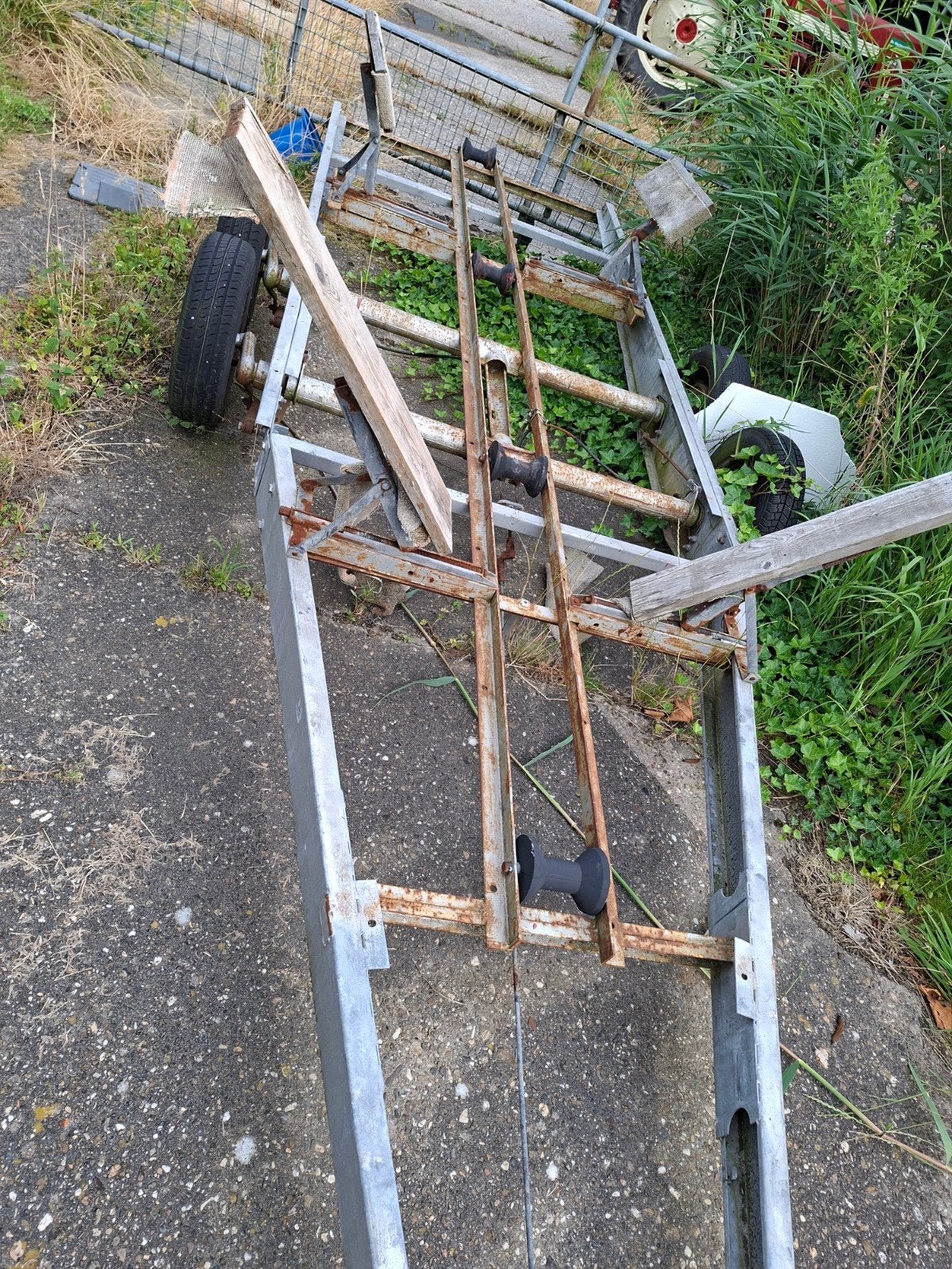 Stallingstrailer 6 meter - Gebruikt, Ophalen, Gebruikt