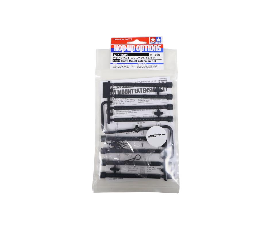 Tamiya 54604 Bodysteun verlengset 5,5mm (4), Hobby en Vrije tijd, Modelbouw | Radiografisch | Auto's, Nieuw, Onderdeel, Overige schalen