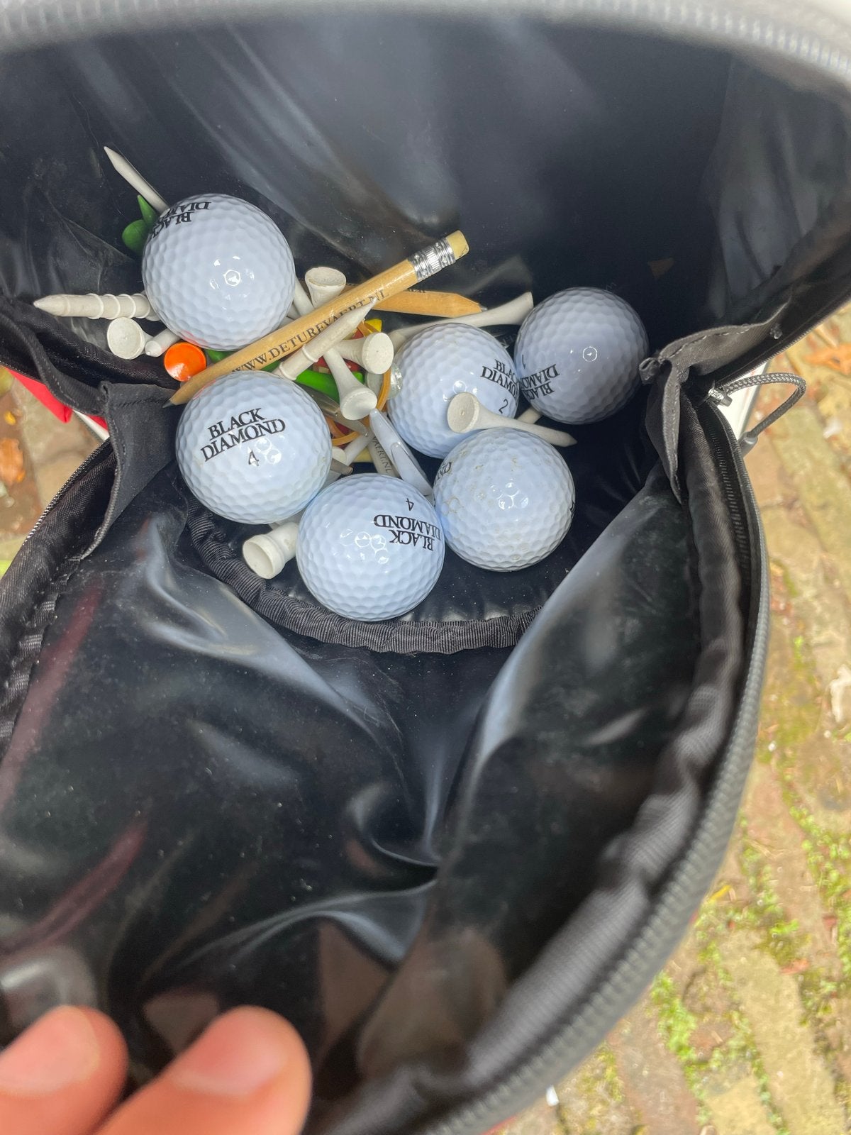 Black Diamond golftas  Gebruikt, Ophalen of Verzenden, Gebruikt, Set, Overige merken