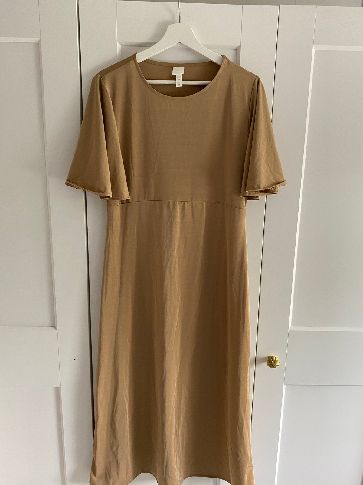 H&M Jurk Maat L, Bruin, Maat 42/44 (L), Ophalen of Verzenden, Gedragen