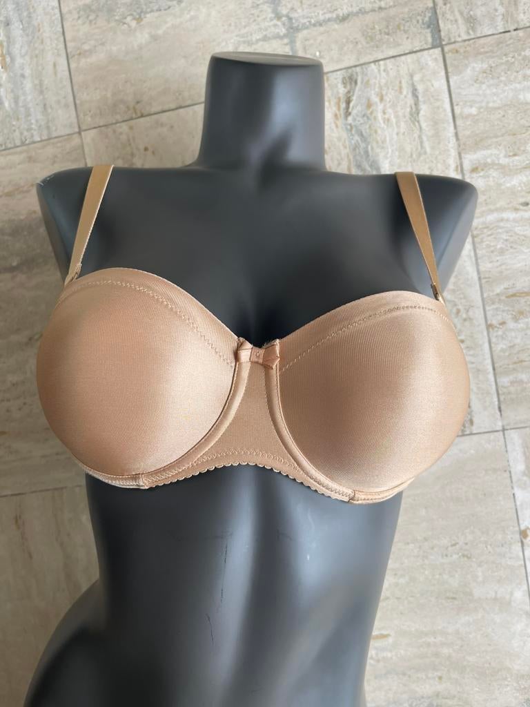 Prima donna bh maat 75b en 65d satin  kan strapless, Verzenden, Bruin, BH