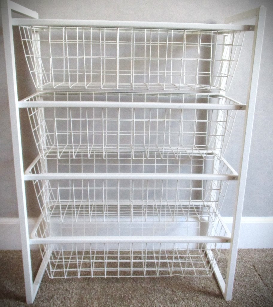 Jonaxel Ikea opbergsysteem~Draadmanden~4 manden~69 hoog, Ophalen, Zo goed als nieuw