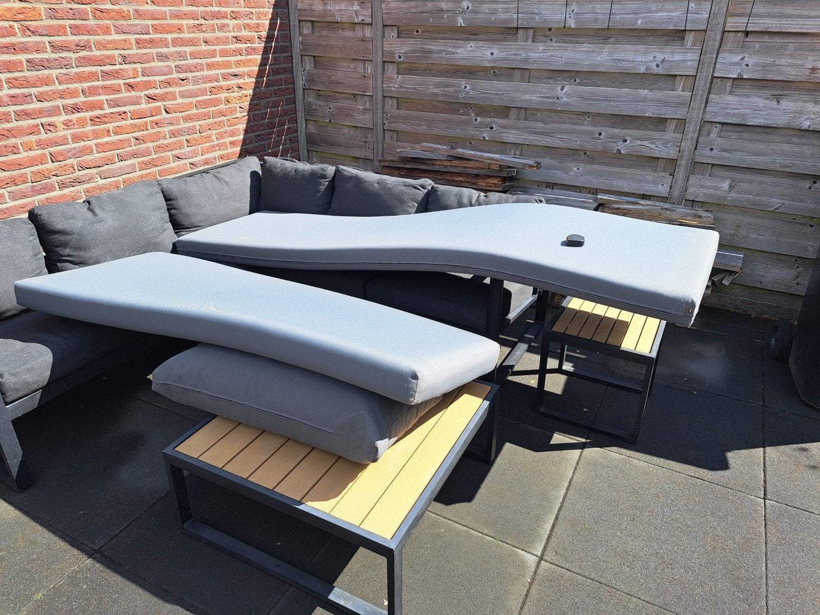 Stevige kussenset loungeset, Tuin en Terras, Ophalen