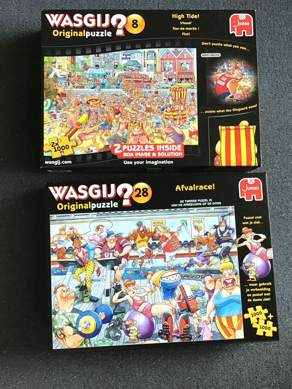 Wasgij original, Hobby en Vrije tijd, Denksport en Puzzels, Ophalen of Verzenden, 500 t/m 1500 stukjes, Zo goed als nieuw
