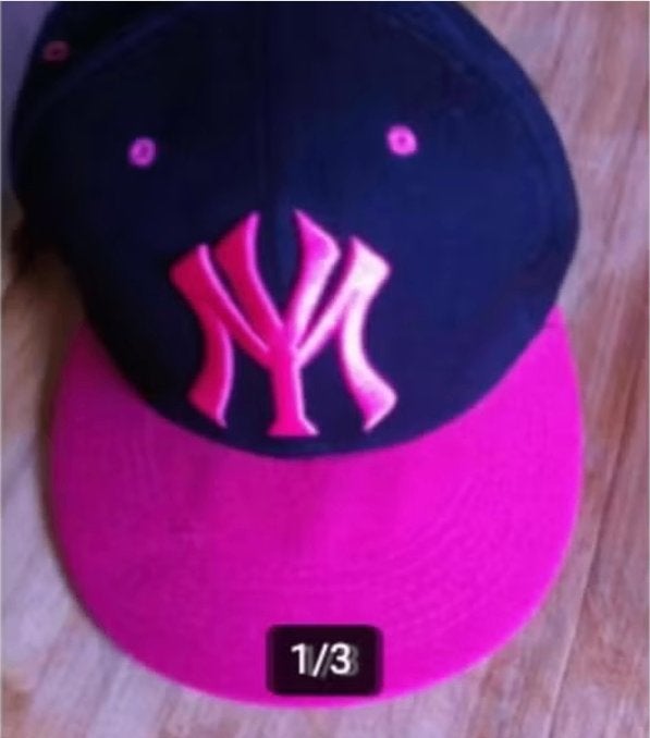 Dames pet verstelbaar 58 cm sportzwart/roze, Ophalen of Verzenden, Zo goed als nieuw, One size fits all, Pet