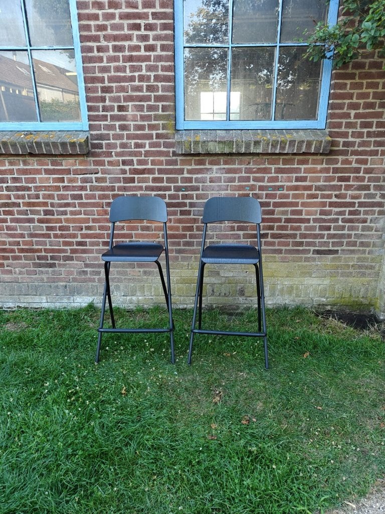2 x ikea franklin, Huis en Inrichting, Barkrukken, 2 krukken, Ophalen, Zo goed als nieuw