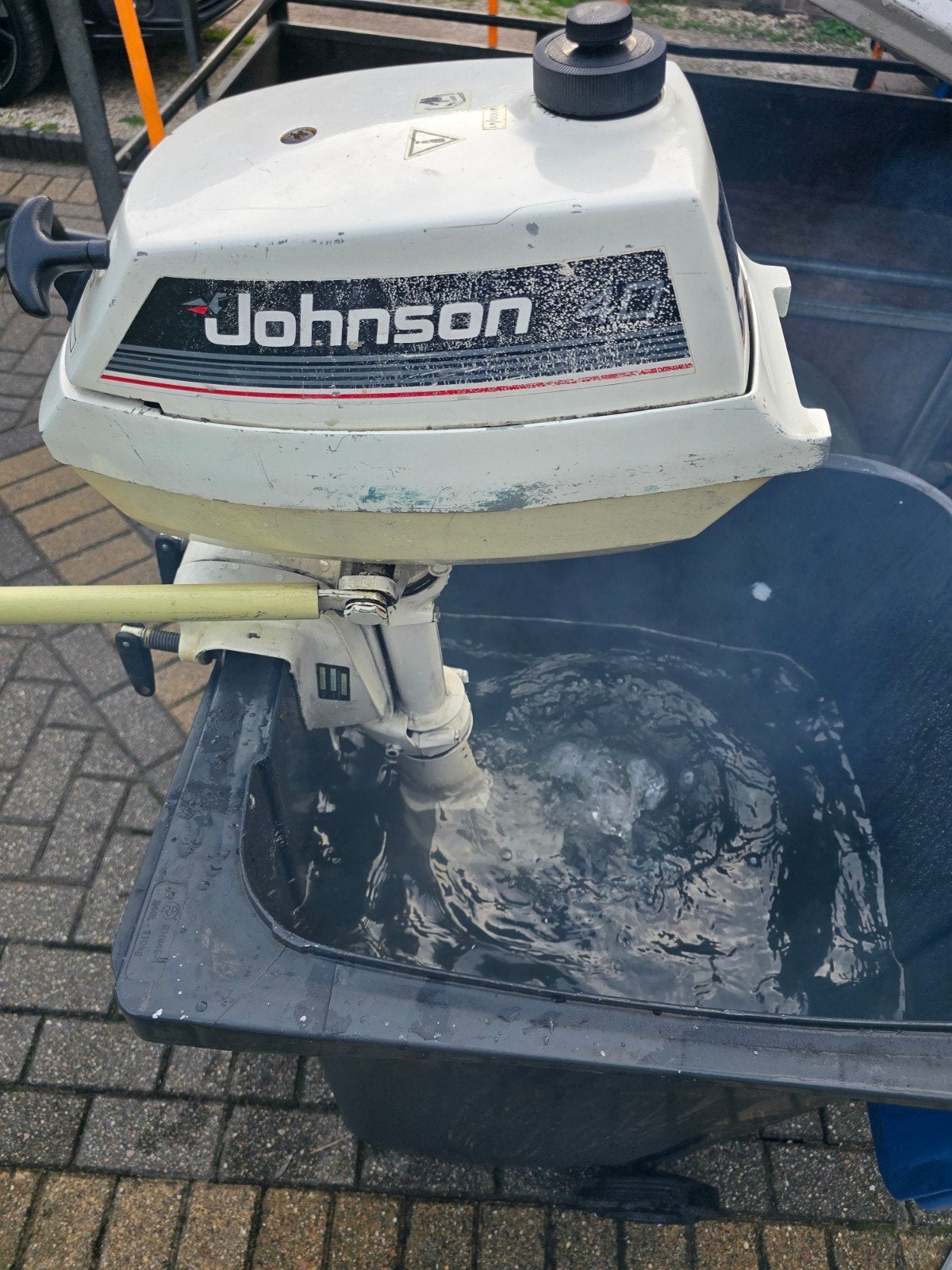 Johnson 4pk buitenboordmotor, Ophalen of Verzenden, Gebruikt